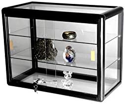 Counter Top Glass Case with Sliding Glass Door and Lock T895644