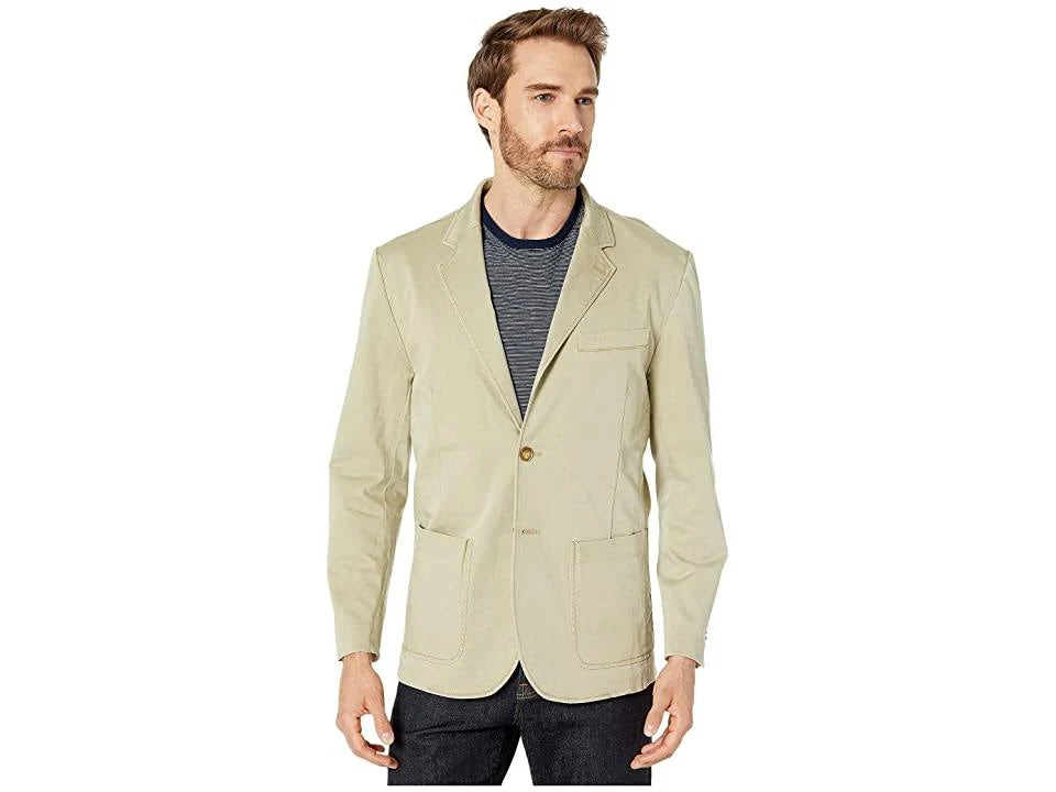 Khaki Stretch Sateen Blazer D368922