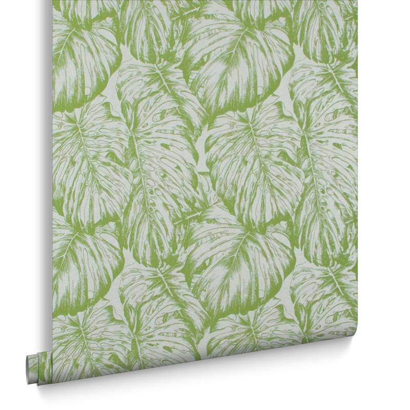 Tropical Pearl and Gold Wallpaper E165