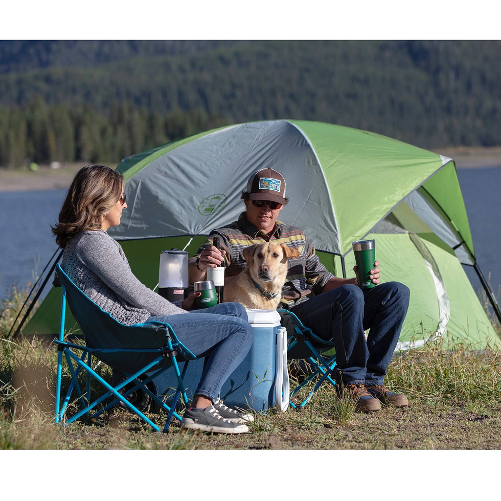 Green and Navy 2 Person Tent P86664