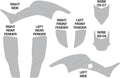 ATV Graphics Kit Sticker Decal Pack of 2 X9471