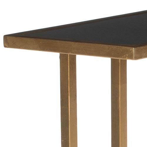Gold/White Accent Table Z571