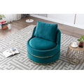 Teal Velvet Swivel Accent Chair B49867