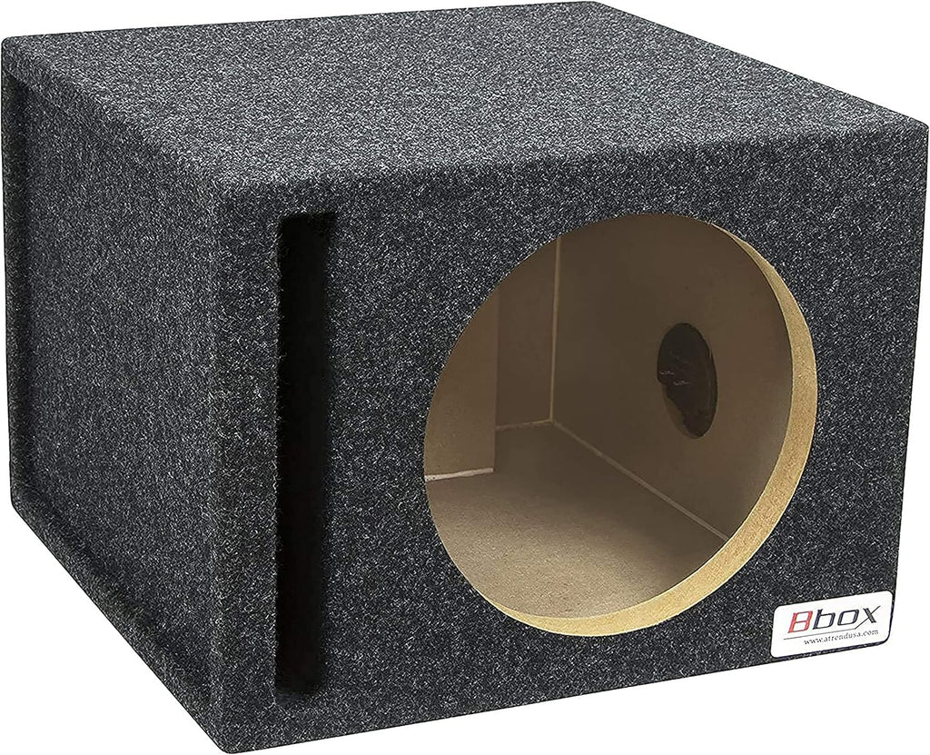 Single 10" Vented Carpeted Subwoofer Enclosure I808