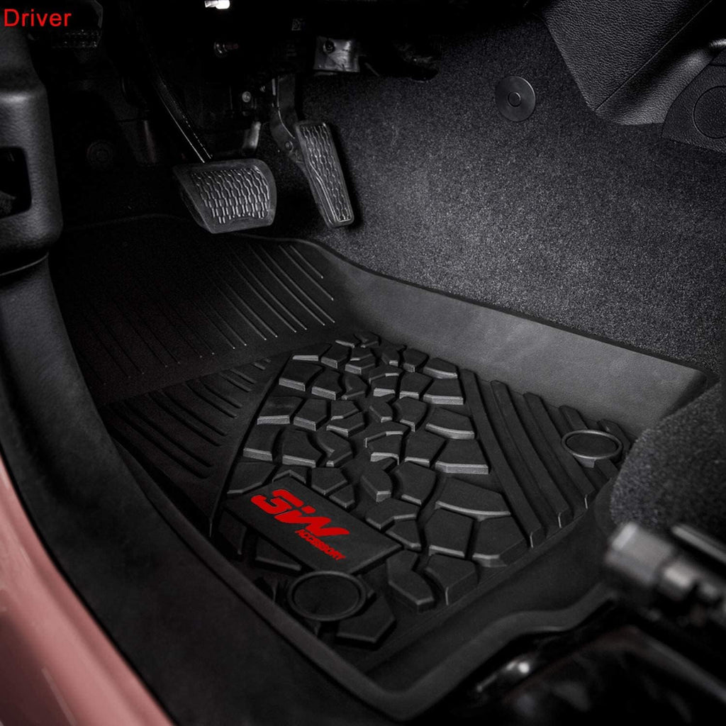 TPE Floor Liner for Jeep Wrangler 4XE 4 Door Black C3719