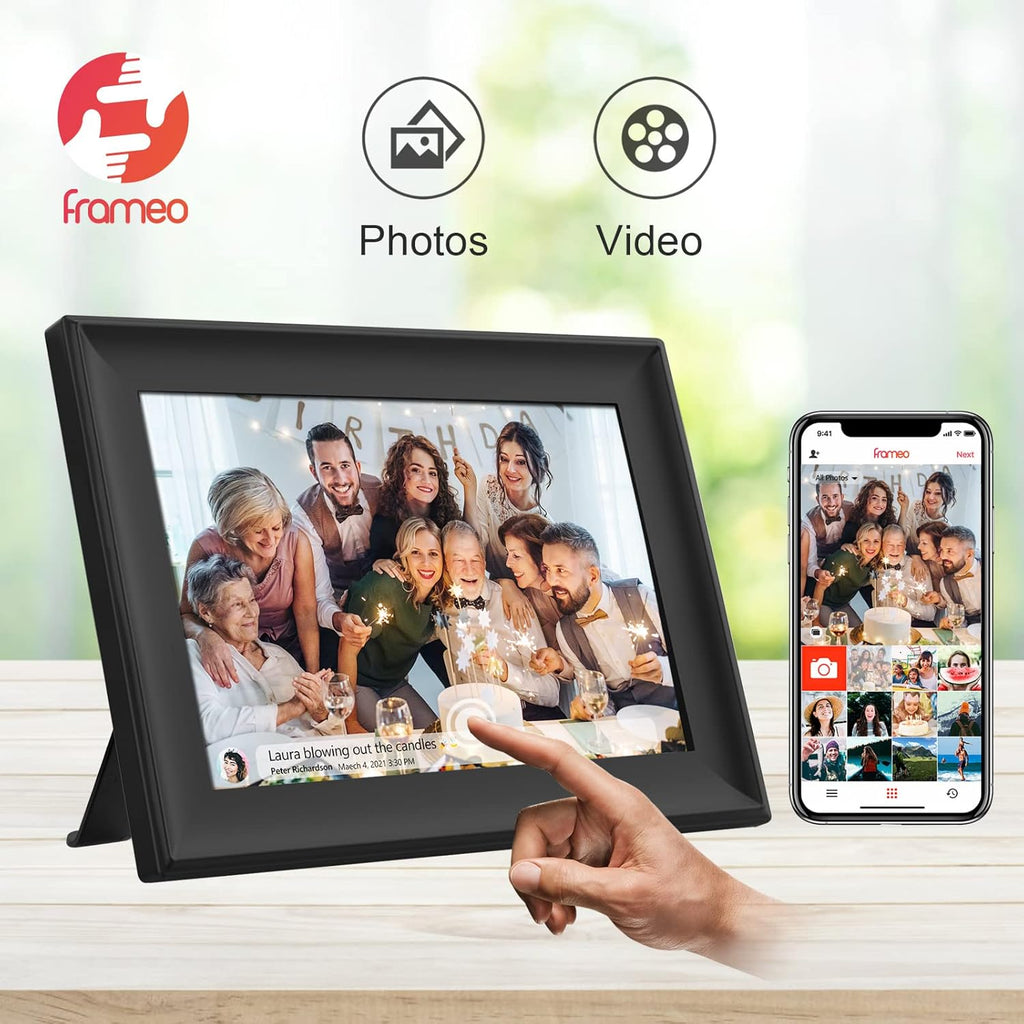 10.1 Inch Smart WiFi Digital Photo Frame with Touch Screen W743473