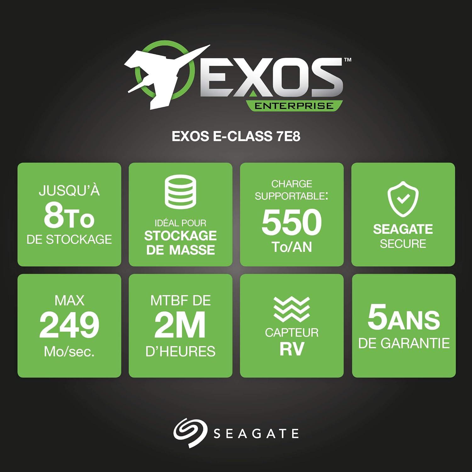 Enterprise 3.5 HDD 8TB 7200 RPM SATA 6Gb/s 256MB Cache 4Kn Hard Disk Drive W665