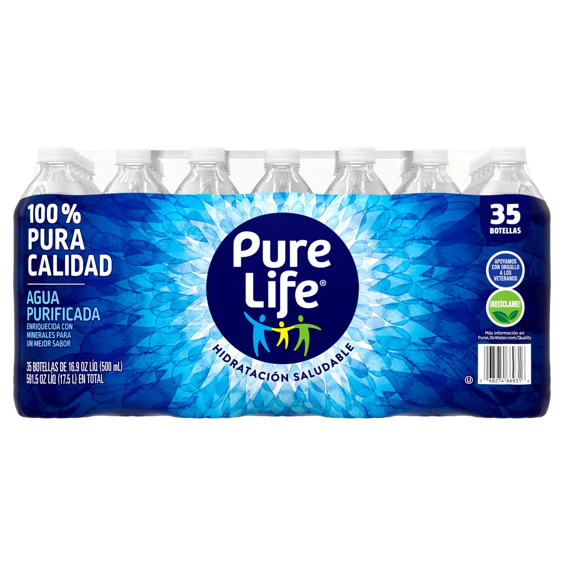 16.9 Fl Oz Purified Bottled Water (35 Pack) N15021