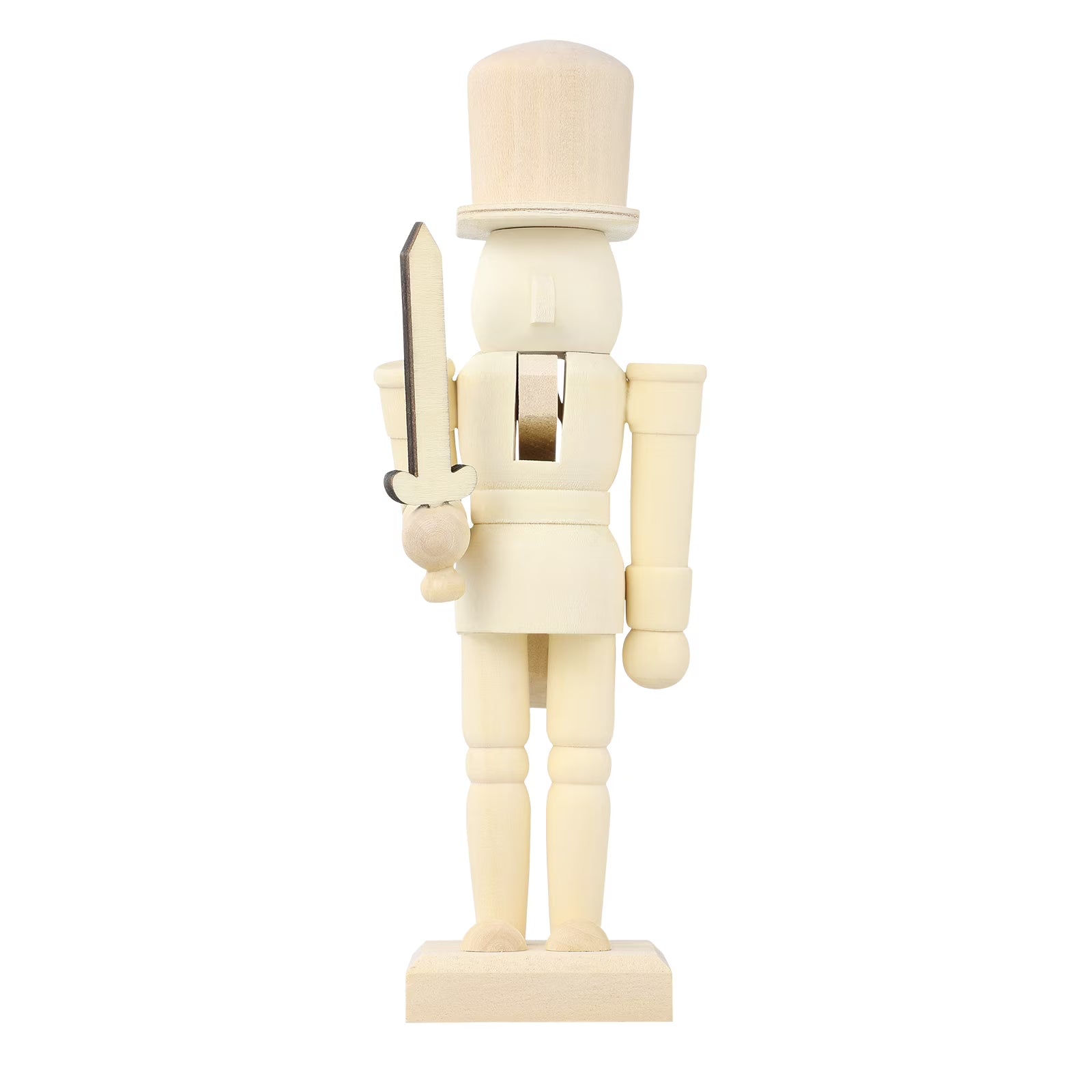 Unfinished Wooden Nutcracker Soldier S4713