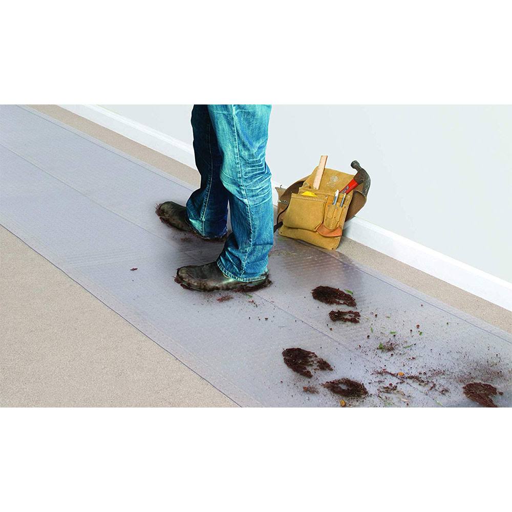 Clear Vinyl Runner Carpet 10 ft Length x 27x22 Width Z685
