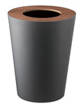 Black Round Trash Can O61687