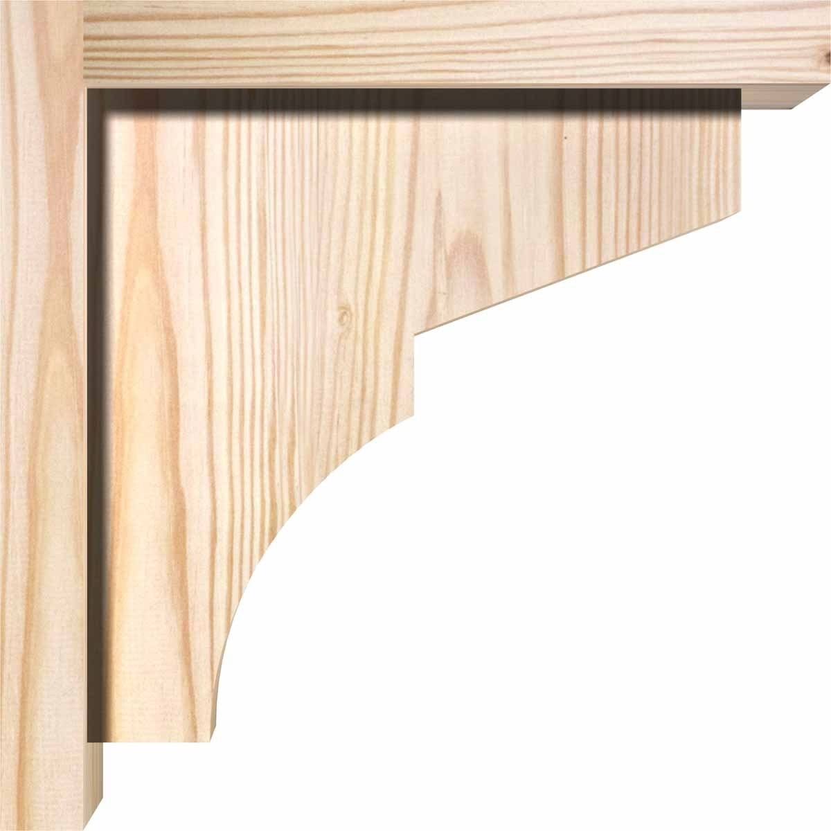 Monterey Smooth Corbel with Backplate, Douglas Fir J430492