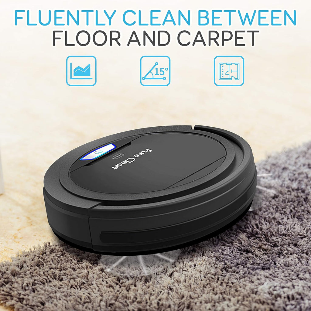 Black Robot Vacuum Cleaner V417