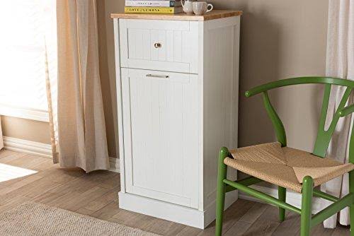 White/Oak Brown Kitchen Cabinet F801