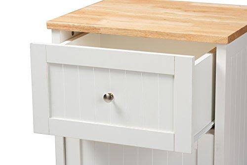 White/Oak Brown Kitchen Cabinet F801