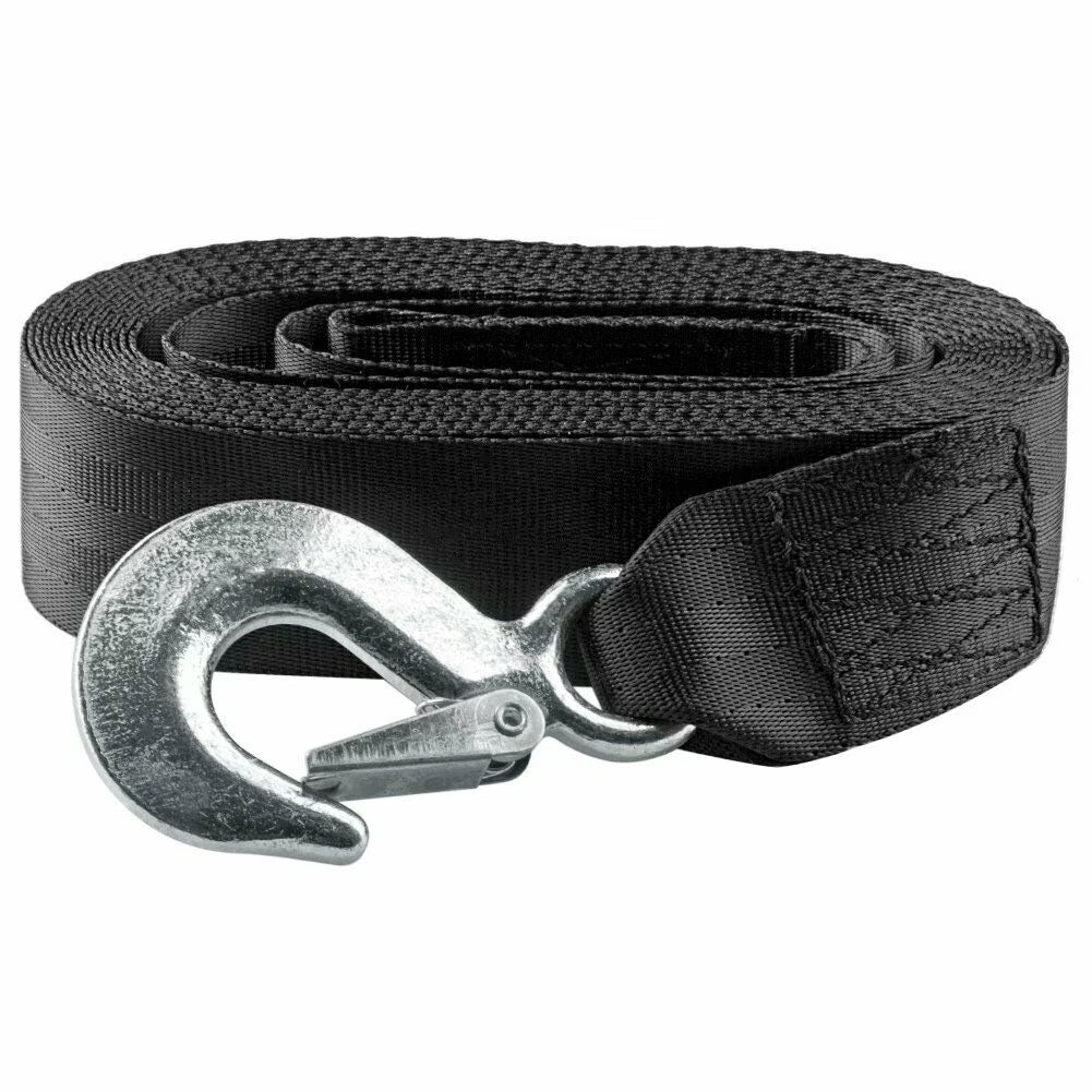 2" x 20' Heavy Duty Boat Trailer Winch Strap with Snap Hook N1226