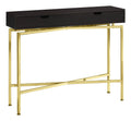 Gold Hall Console Accent Table V578