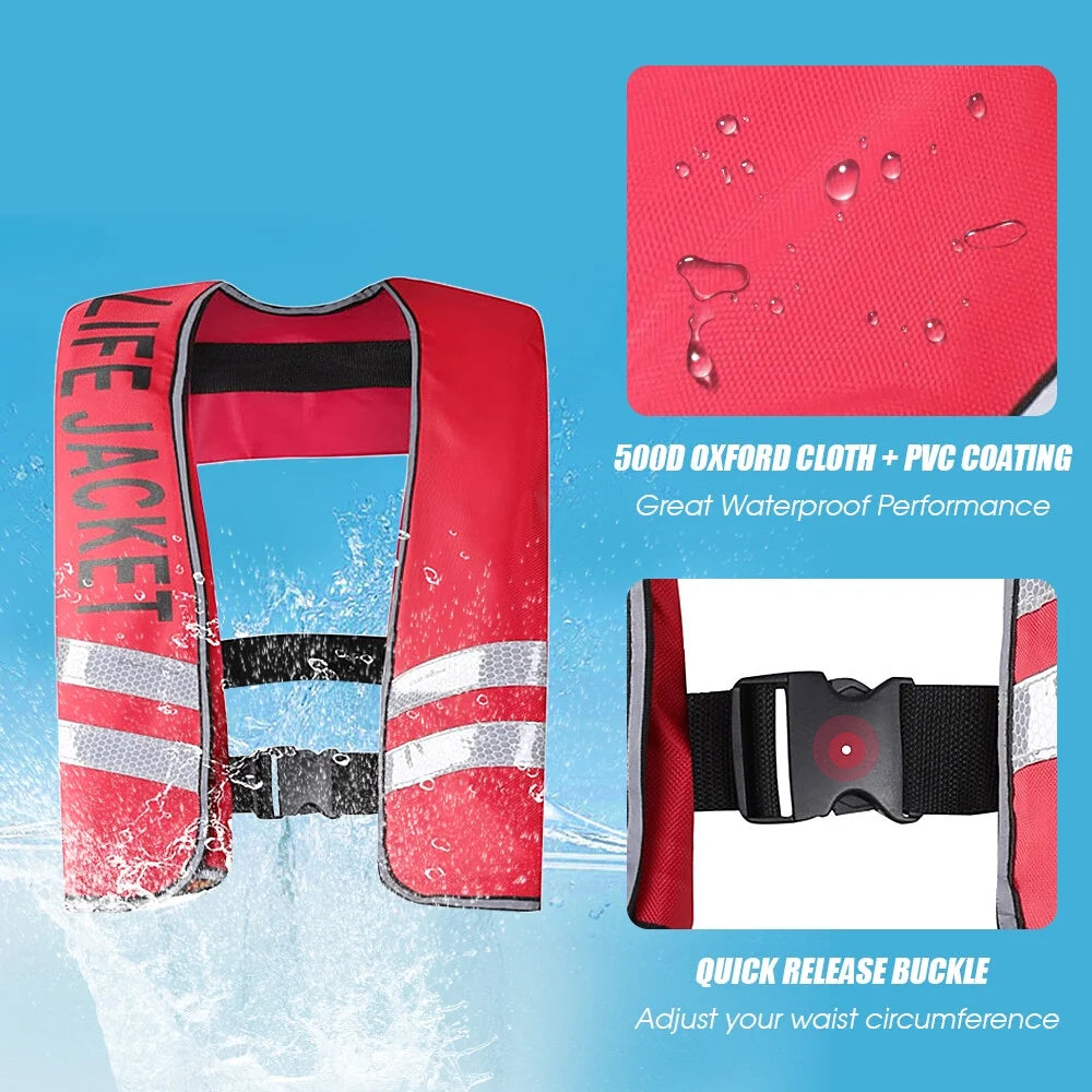 Auto Inflatable Adult Life Jacket Safety Float Suit K400459