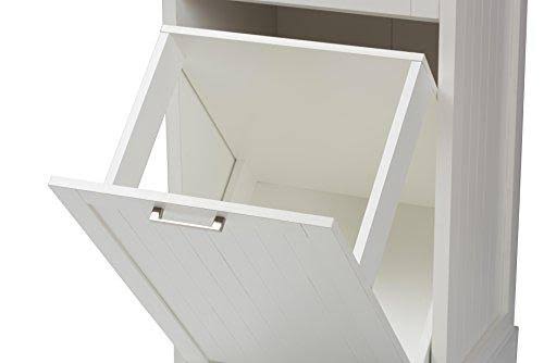 White/Oak Brown Kitchen Cabinet F801