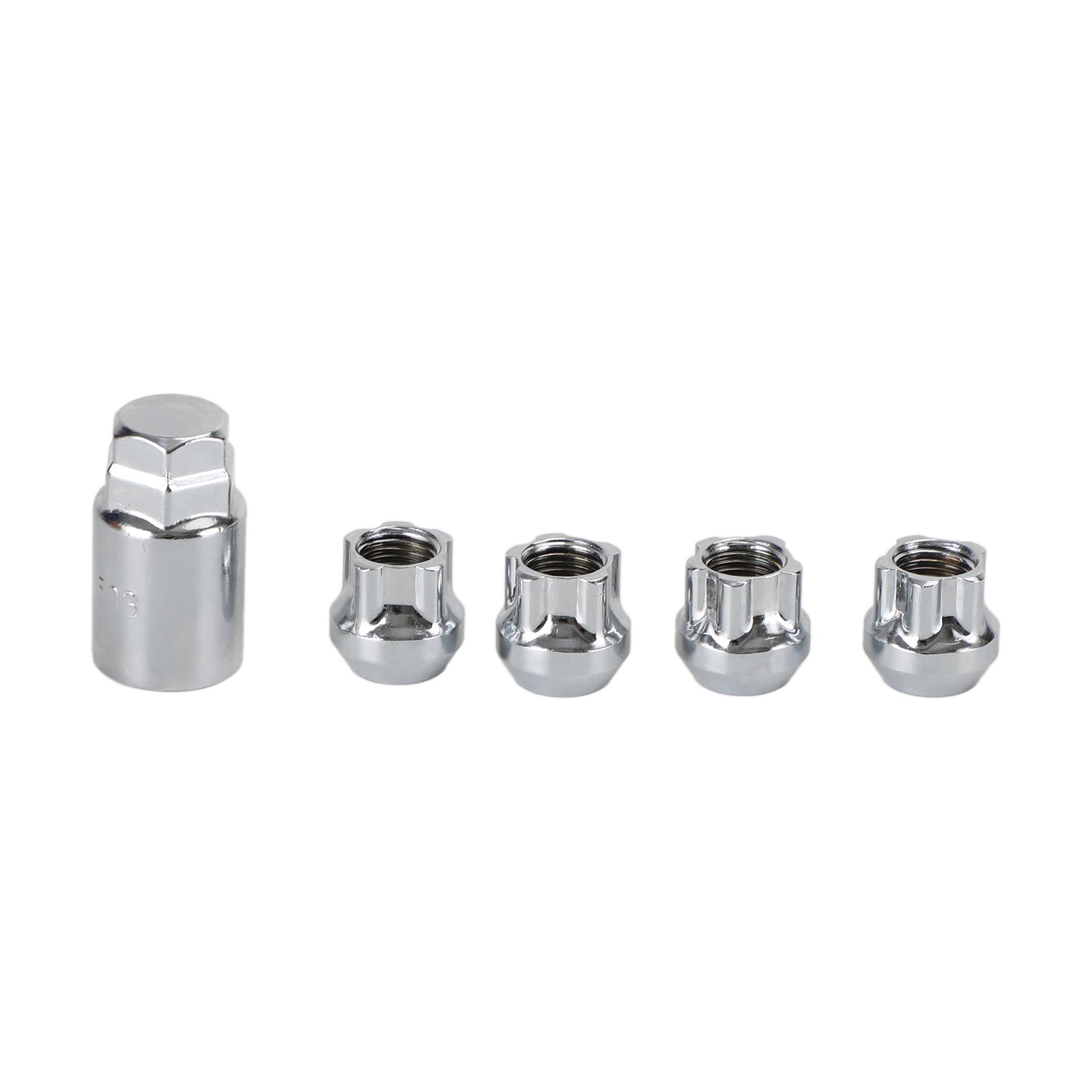 4PCS Chrome Wheel Lock Lug Nut M14x1.5 P9886