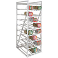 Heavy-Duty Full Size Stationary Aluminum Can Rack E95254