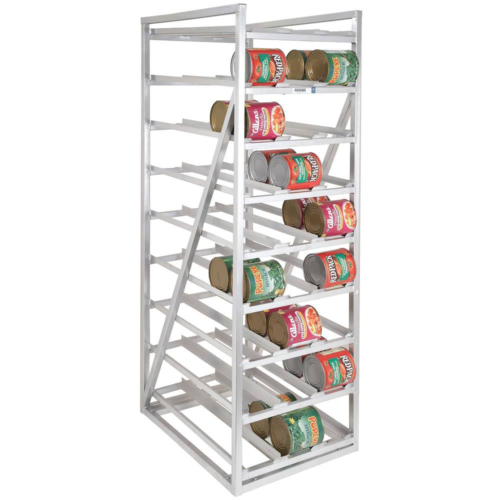 Heavy-Duty Full Size Stationary Aluminum Can Rack E95254