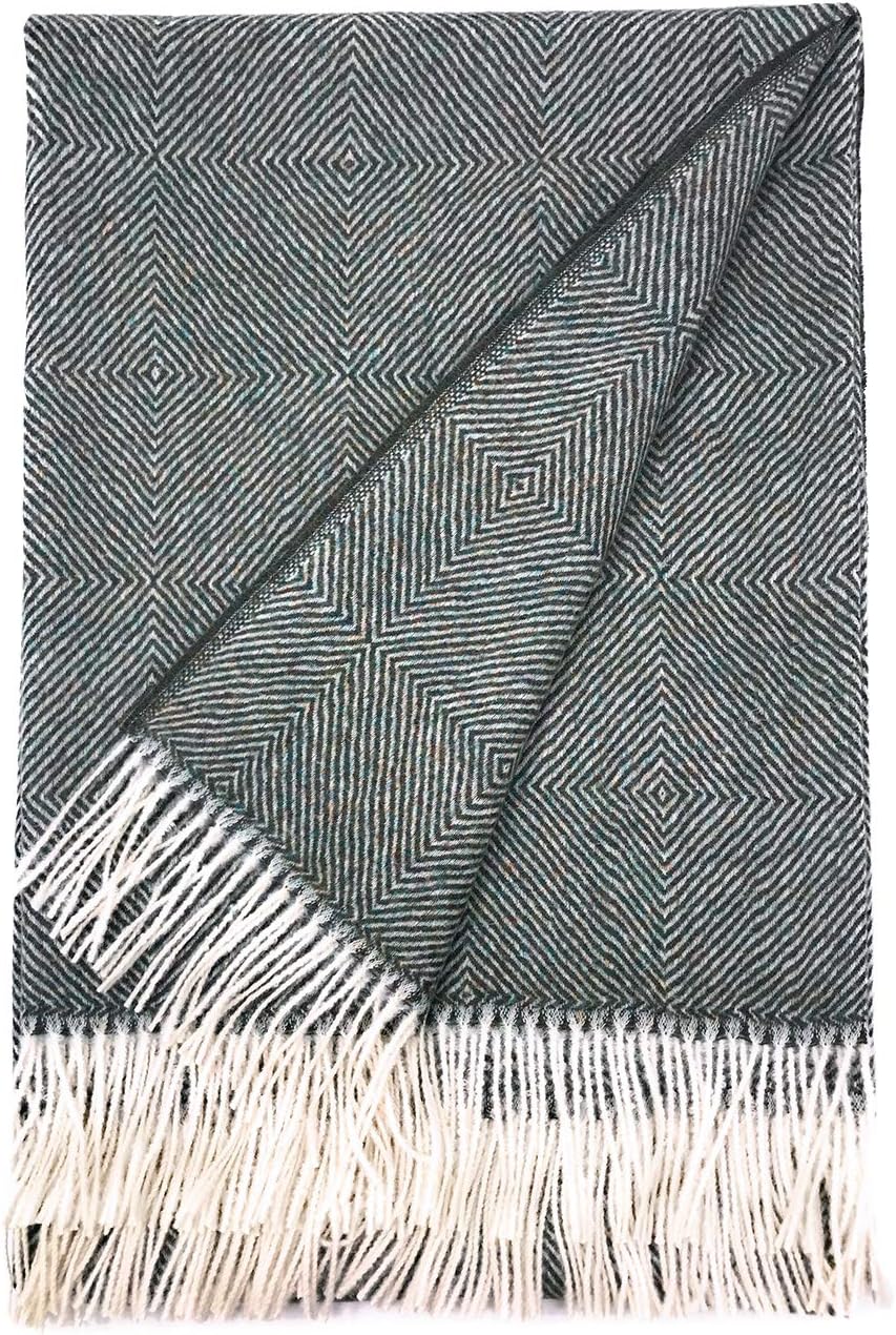 100% Pure Baby Alpaca Wool Throw Blanket B299501