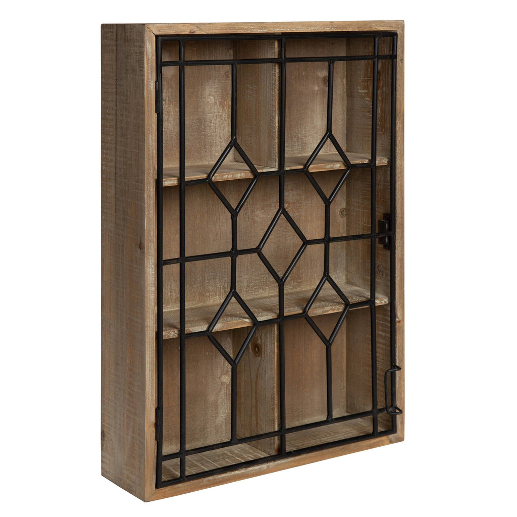 White/Black Decorative Wooden Wall Cabinet N79458