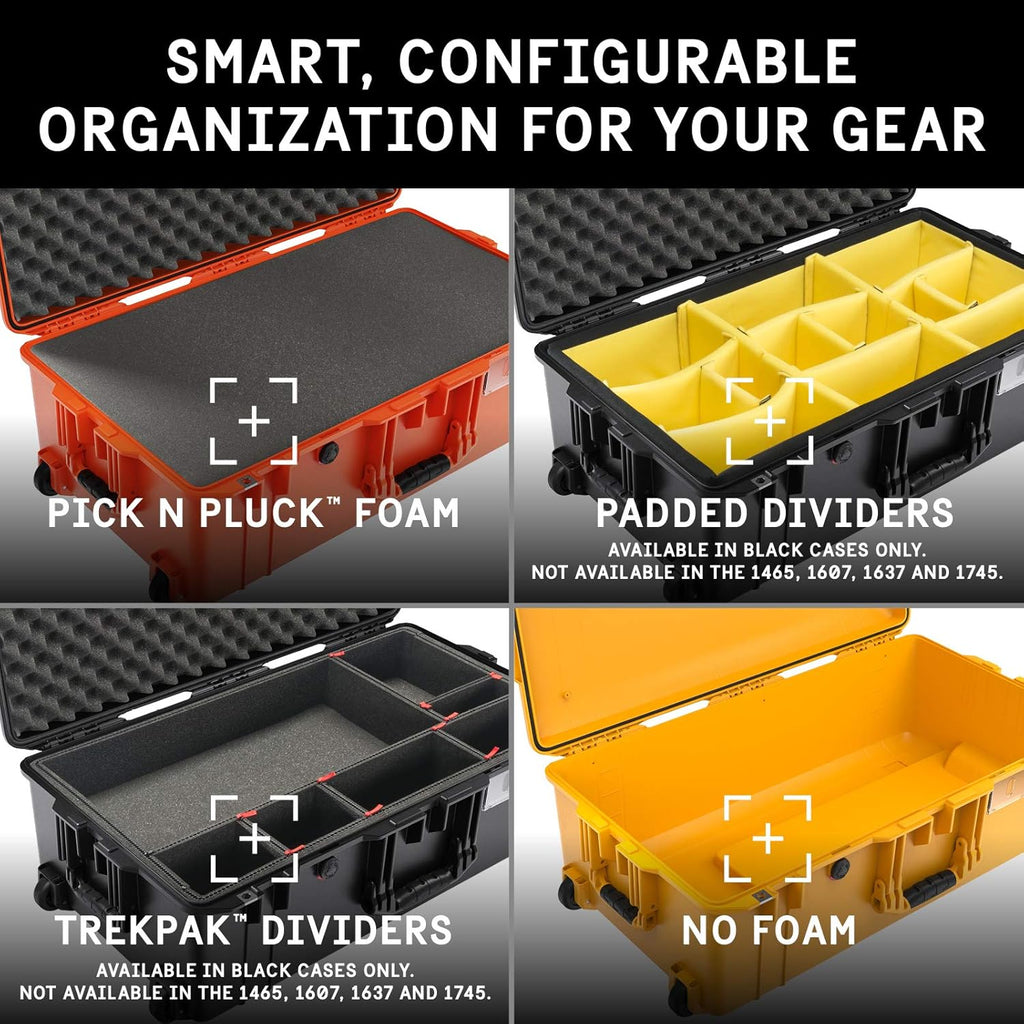 Black Case with Trekpack Dividers F31659