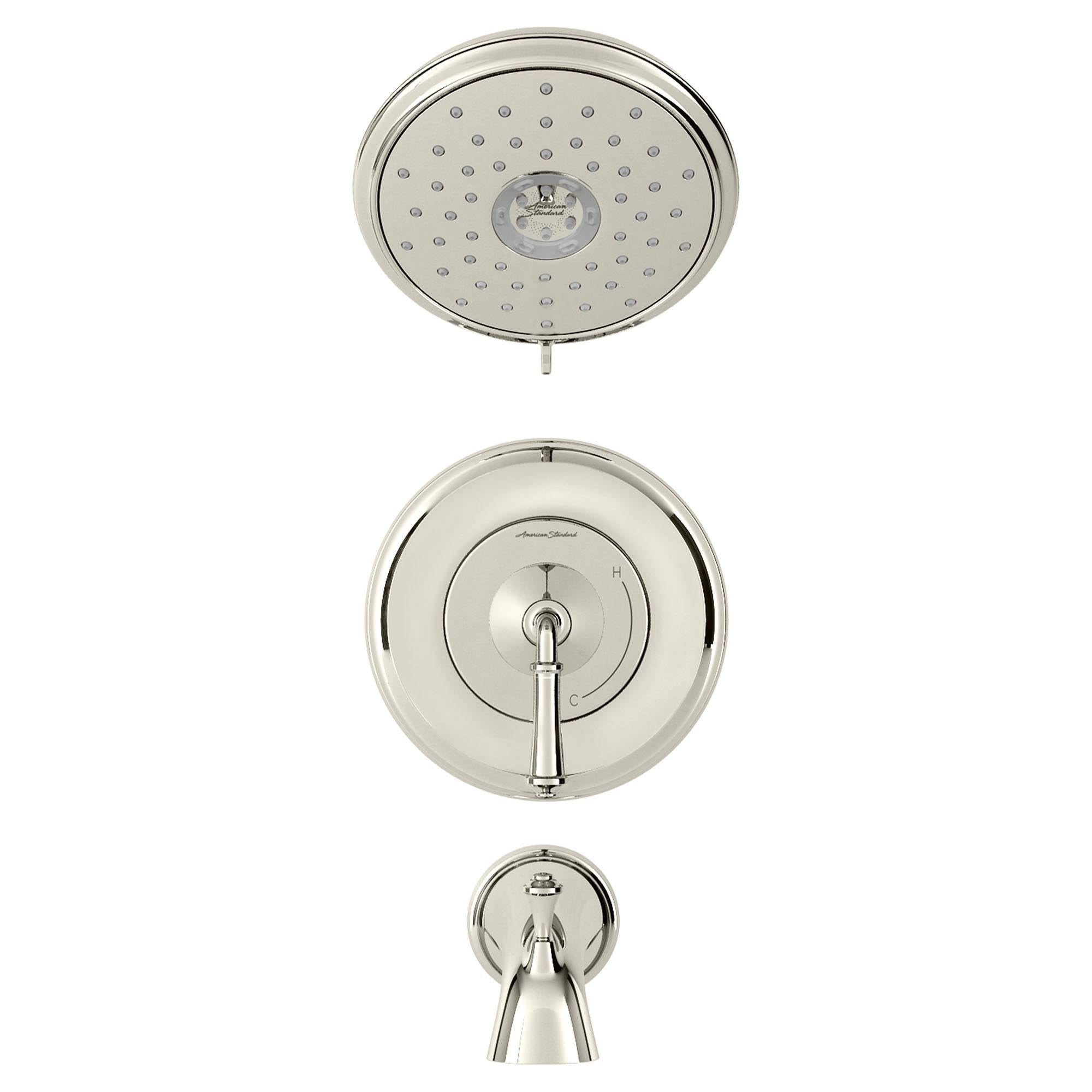 Polished Nickel Tub and Shower Trim Package U65571