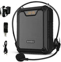 Pack of 2 Green 25W Wired Voice Amplifier Speaker with Mic Headset U7358