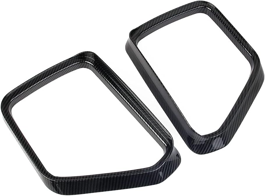 Carbon Fiber Side Door Mirror Visor Molding Trim Accessories H9105
