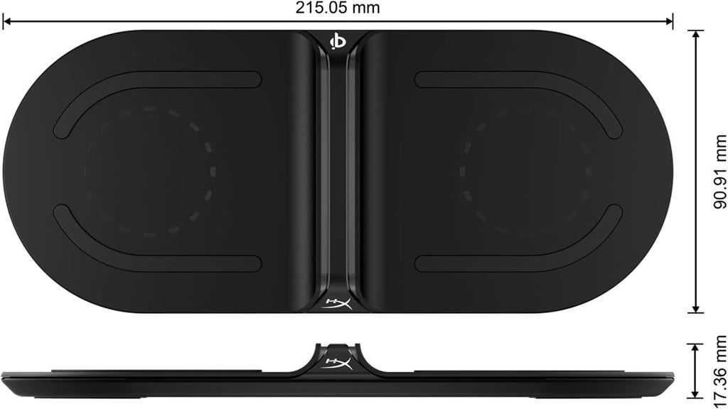 Qi Certified Dual Wireless Charging Pads C86090