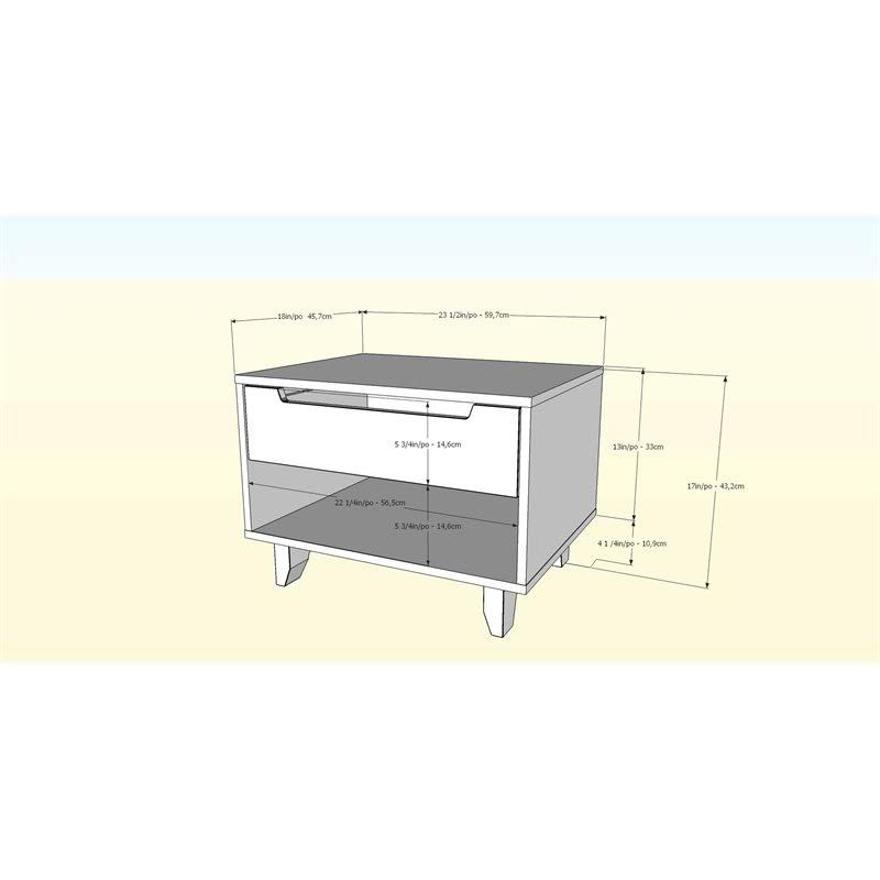 3 Piece Full Size Bedroom Set Ebony White D229430