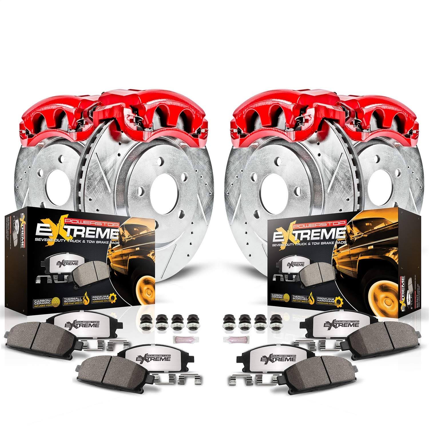 Front & Rear Z36 Truck and Tow Brake Kit with Calipers F6361