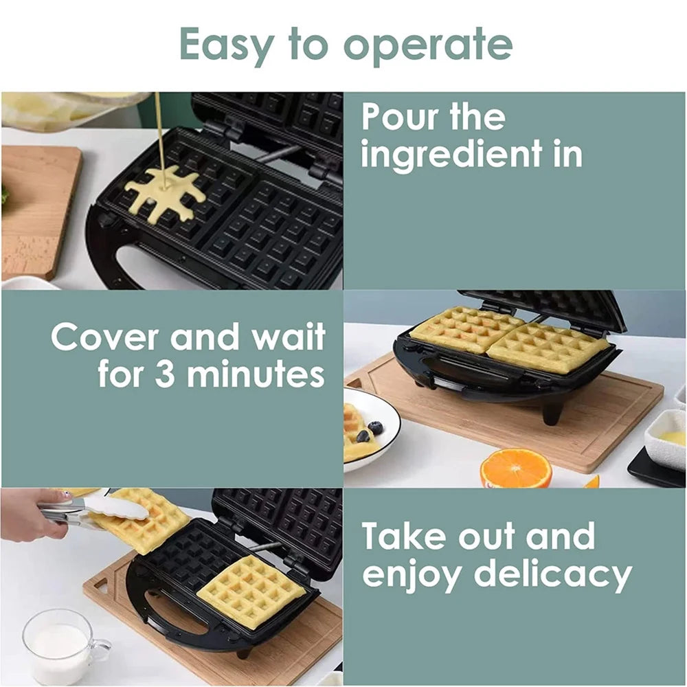 Stainless Steel Electric Baking Pan Sandwich Maker Q88005