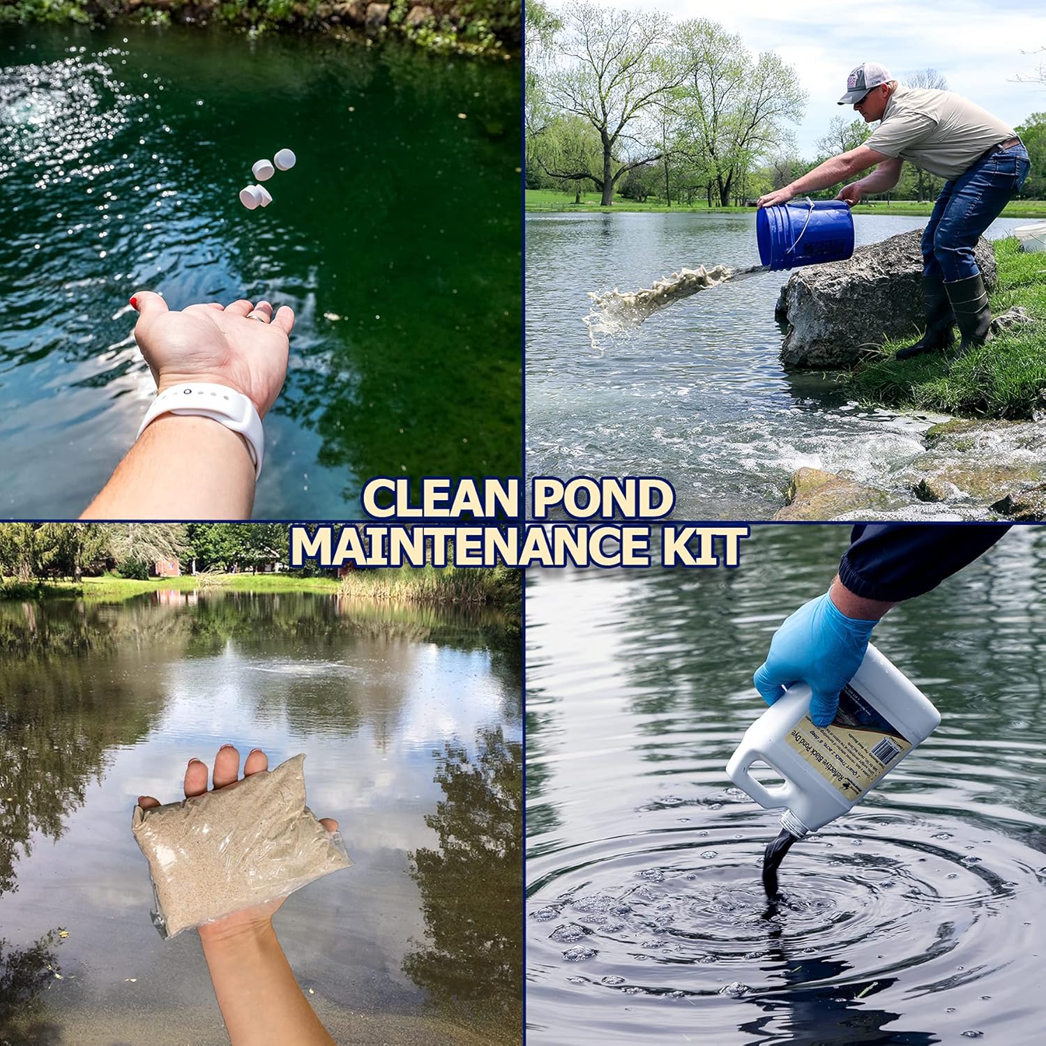 Clean Pond Maintenance Kit for 1/4 Acre I89466