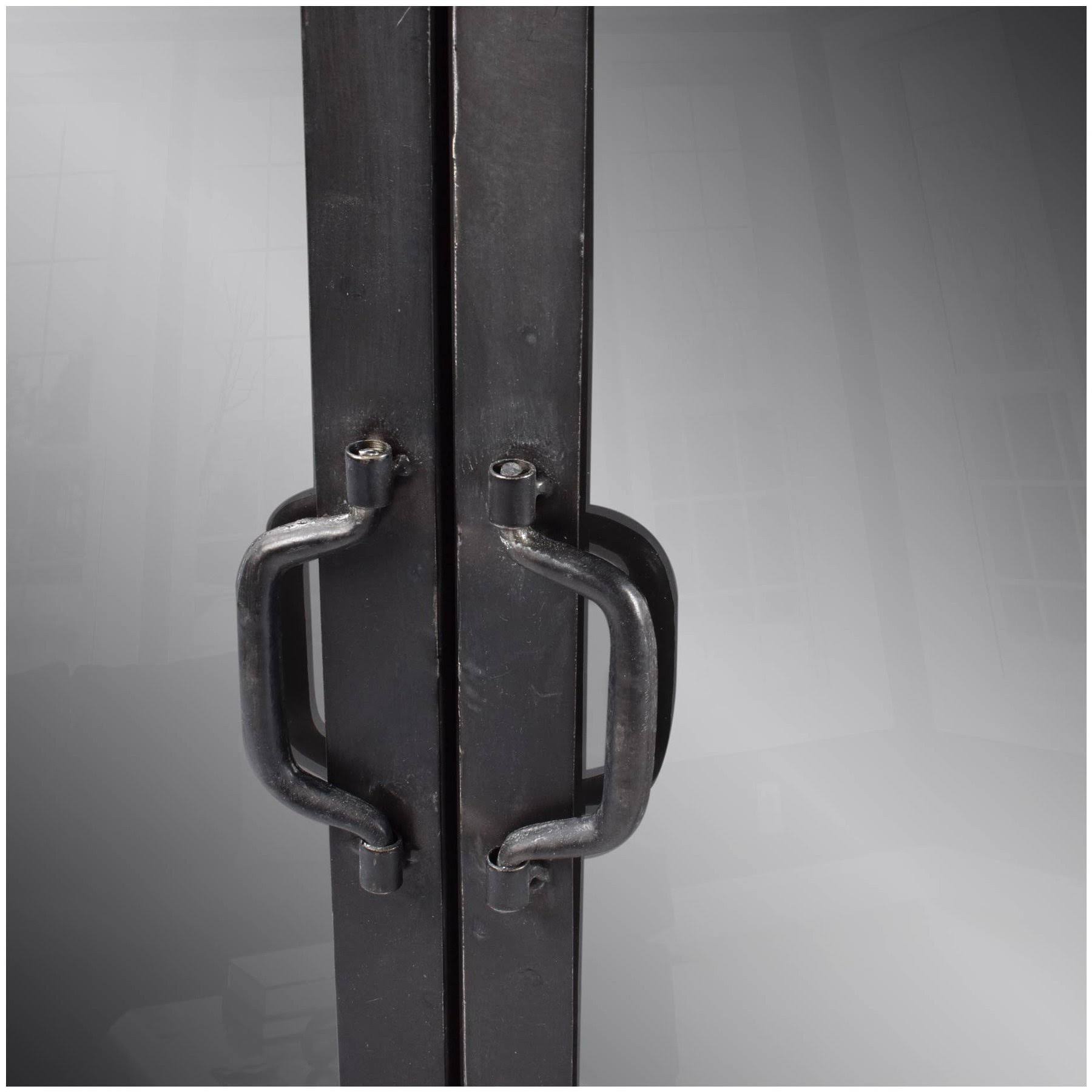 Black Metal Glass Door Display Cabinet Z355160